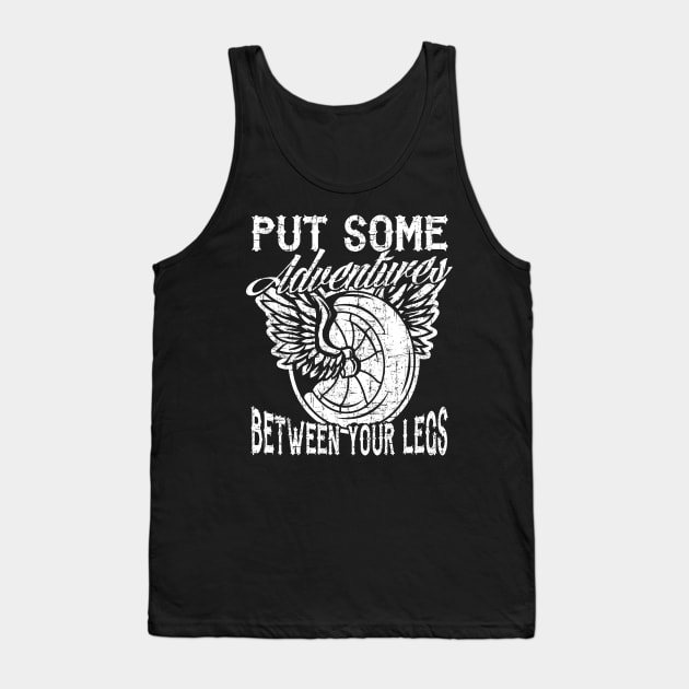 Motorcycle Funny Quotes Tank Top by E